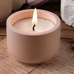 Round Flat Candle