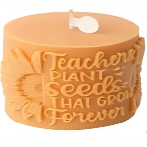 Teacher Sunflower Candle Holder